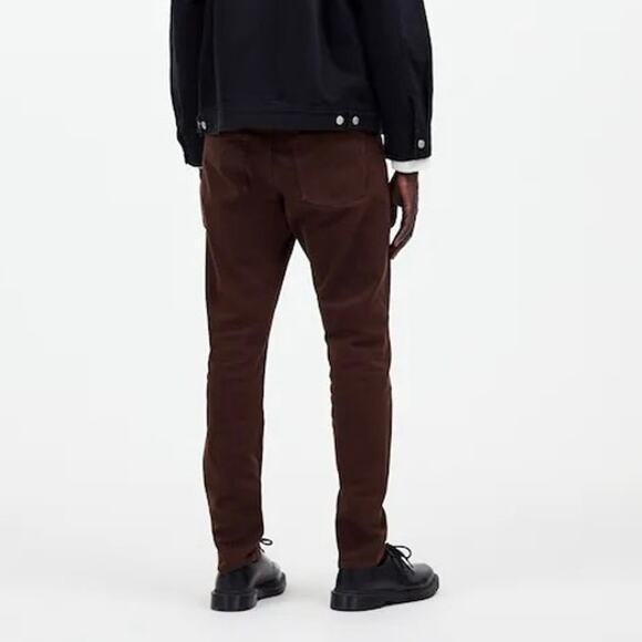 NWT Madewell Men's The Athletic Allday Slim Pant Dark Carob Brown Size 30 X 30 - Picture 2 of 10
